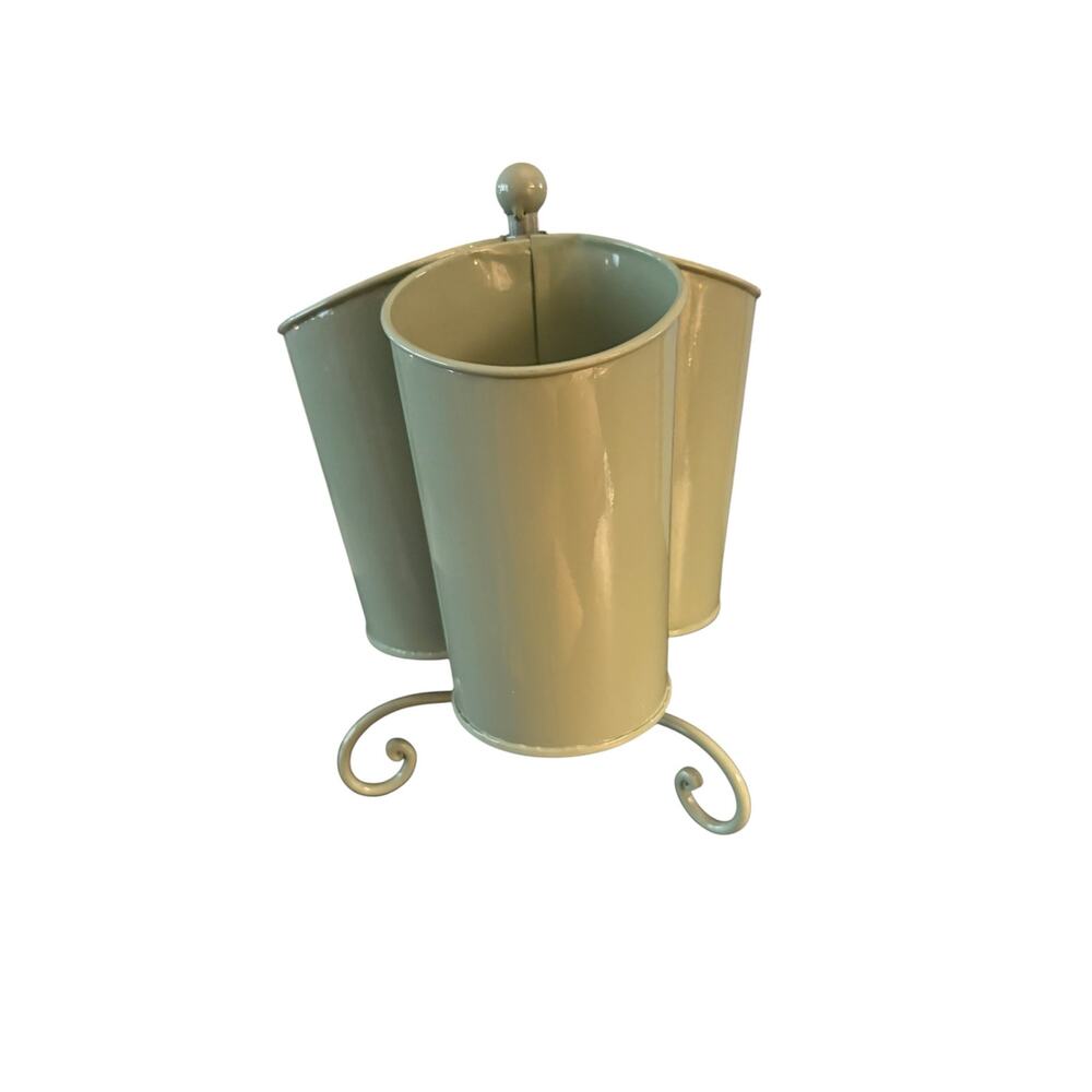 Spinning Caddy Utensil Holder Sage Green - Picture 3 of 4